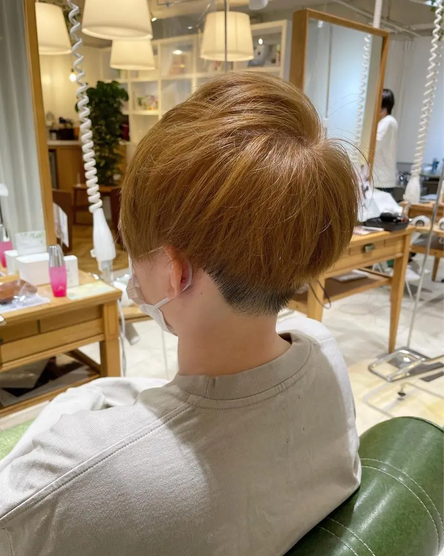 ショート カラー メンズ カット ヘアカラー トリートメント 過去一の柔髪ヘア 🌿einshairのヘアスタイル