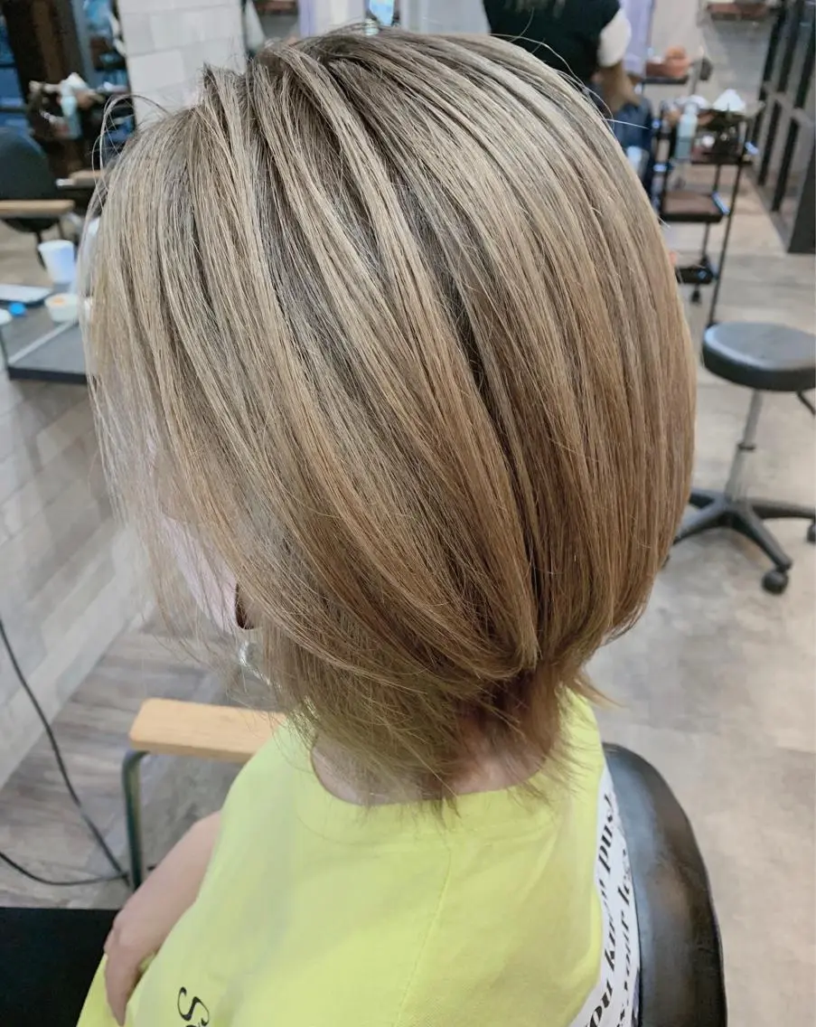ロング カット ヘアカラー トリートメント 山本 みきのヘアスタイル