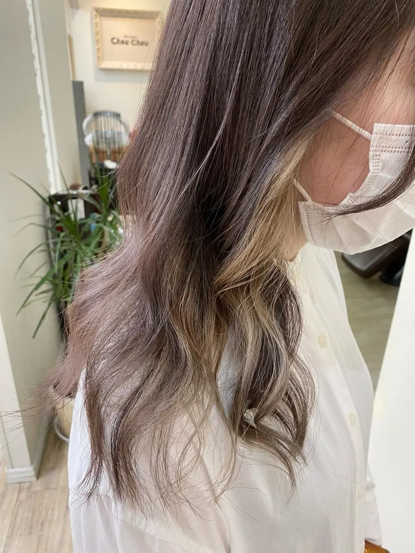 カラー SALOWIN栄 高須大貴のヘアスタイル