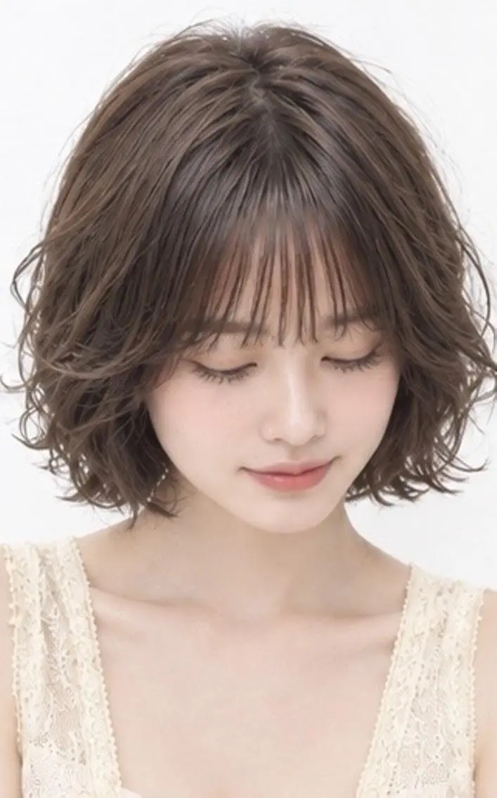 ミディアム カラー パーマ カット ヘアカラー パーマ ダメージレス コバヤシ　ヒロヒトのその他イメージ