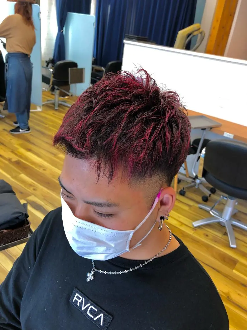 カラー カット ヘアカラー ツイスパ特化 メンズサロンのヘアスタイル