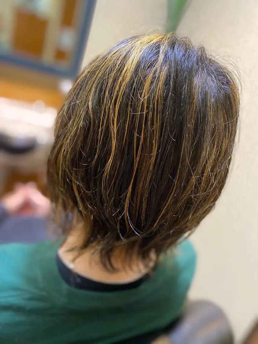 ミディアム カラー メンズ カット ヘアカラー メンズカット kimotoのヘアスタイル
