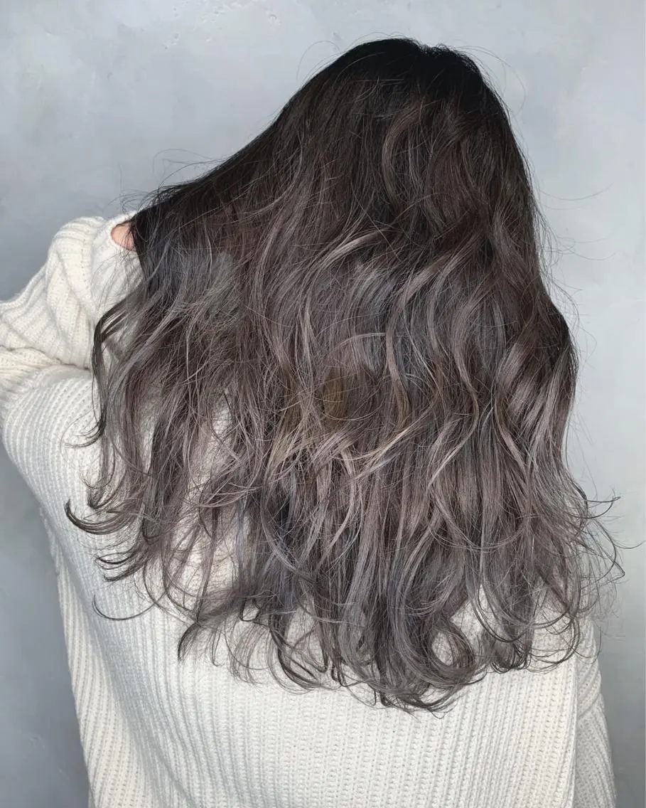 ロング カラー 沖縄東京2拠点美容師 mamicoのヘアスタイル