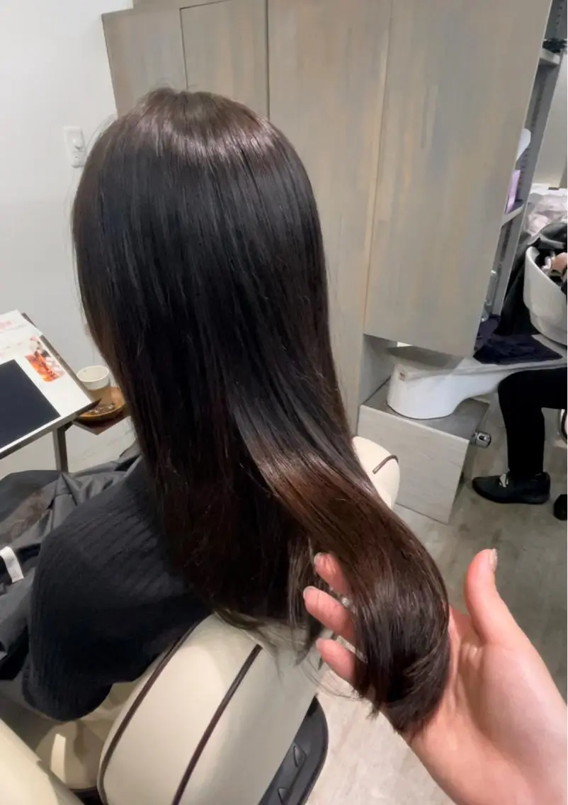 ロング カット ヘアカラー トリートメント 🫧MITO カイレアサロン🫧のヘアスタイル