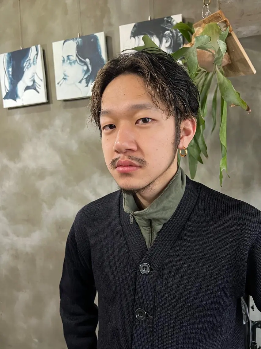 ショート カラー メンズ ヘアカラー トリートメント 木村陸弥🌿似合わせ 再現性メンズヘアのヘアスタイル