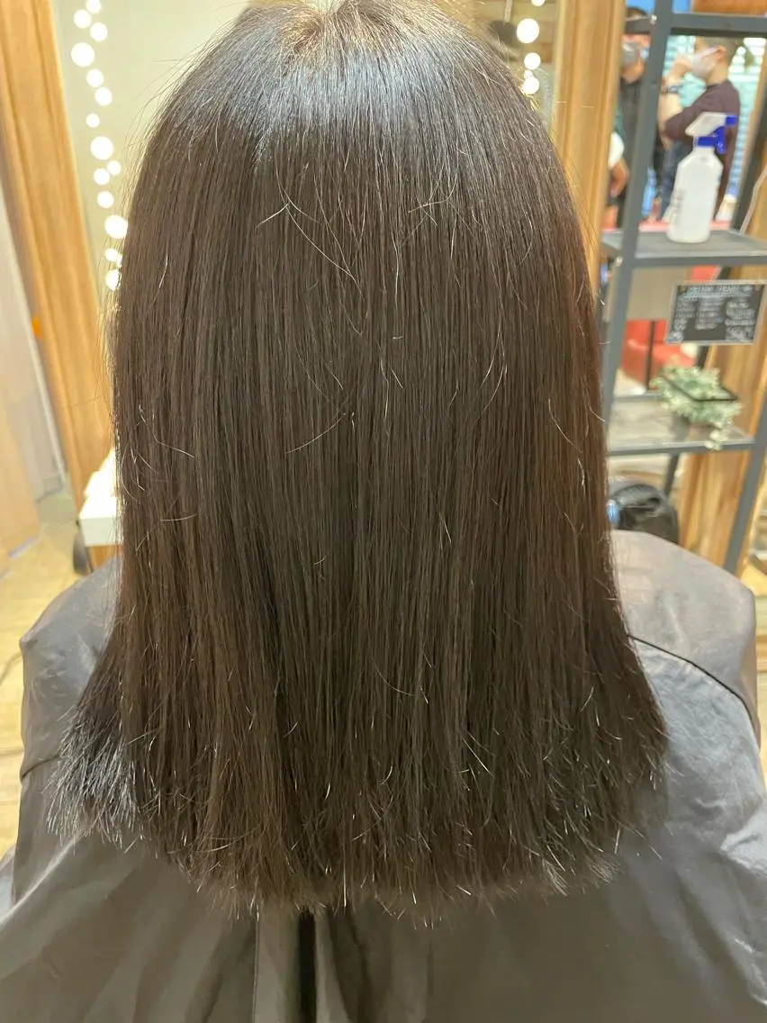 ミディアム カラー ブリーチ ✨横須賀髪質改善✨️ 加藤 百音のヘアスタイル