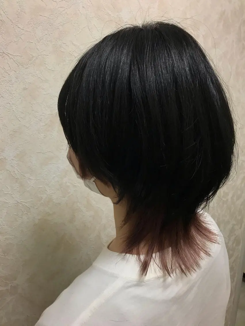ショート カラー インナーカラー ウルフカット カット トリートメント ブリーチ/髪質改善/ レイヤー/YUTOのヘアスタイル
