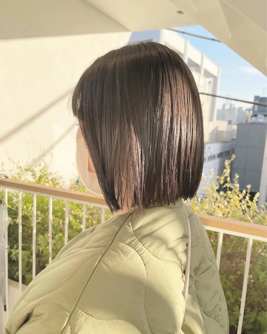ショート カラー メンズモテパーマ💙 fuwaのヘアスタイル
