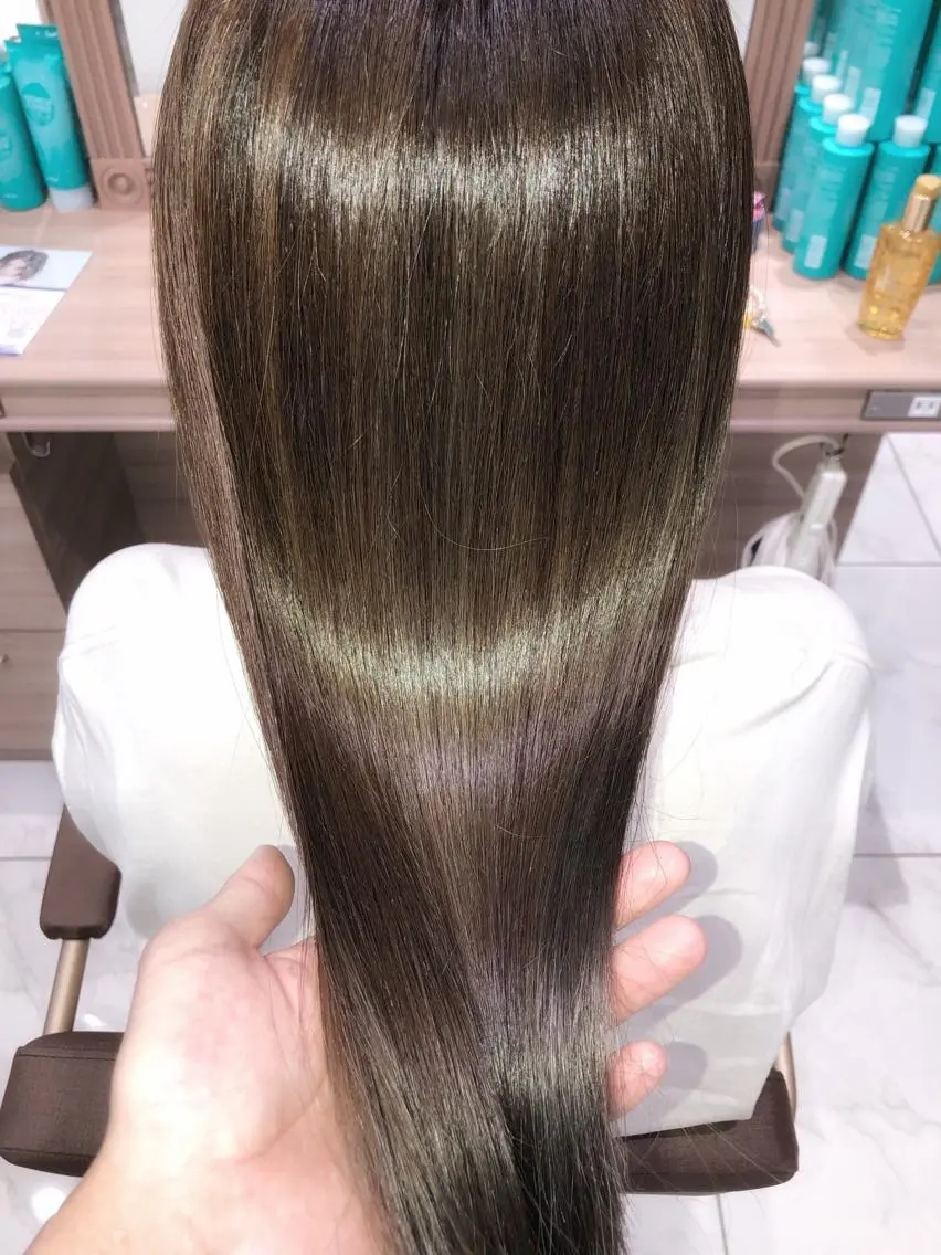 ロング カラー 髪質改善 大人女性のショート ・ボブ✂︎沼尻典祥のヘアスタイル