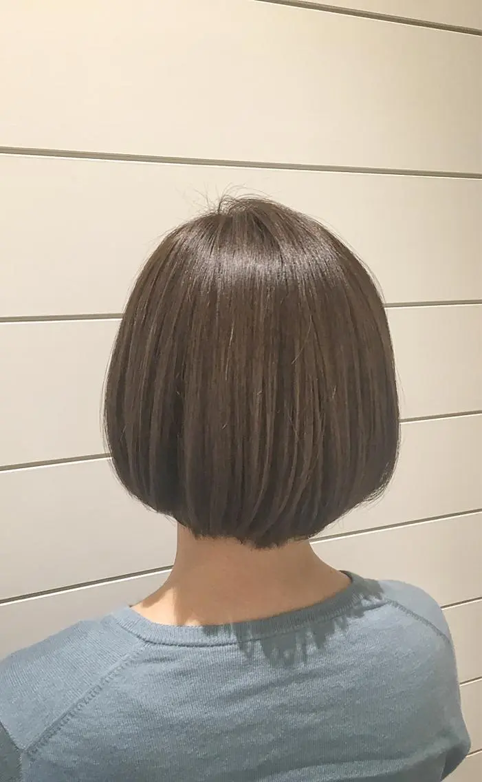 ショート カラー ショートボブ グレージュ ボブ ショートヘア 🍊新宿南口🍊 ERINAのヘアスタイル