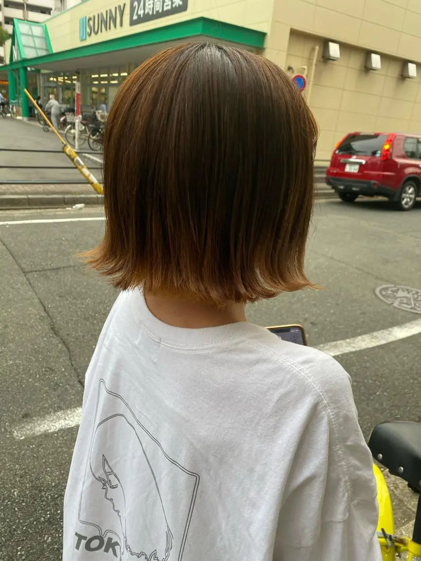 ショート カラー jill by gisel＿のヘアスタイル