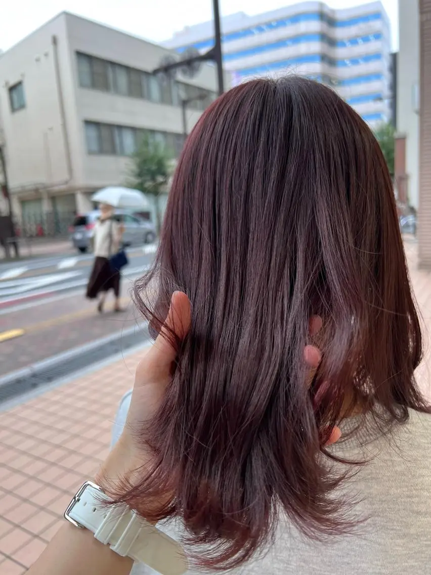 カラー カット ヘアカラー トリートメント 暗髪/艶髪/Ono .のヘアスタイル