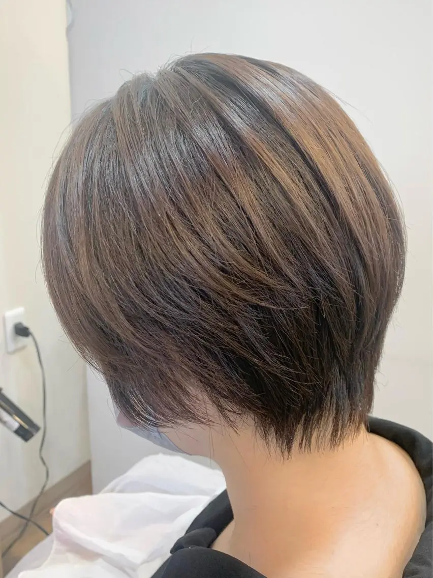 ショート カット 福原遼華/小顔ショー ト/髪質改善のヘアスタイル