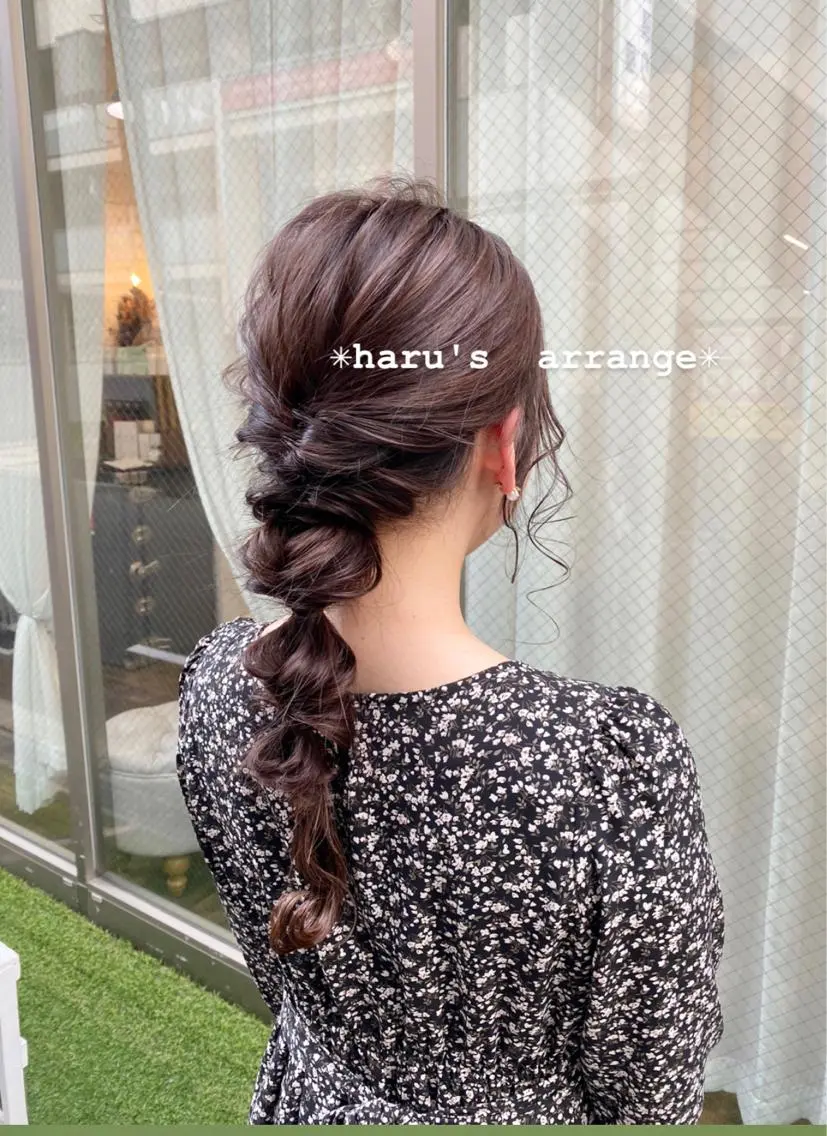 ロング ヘアセット 似合わせ大得意美容師 .Haruka.のヘアスタイル