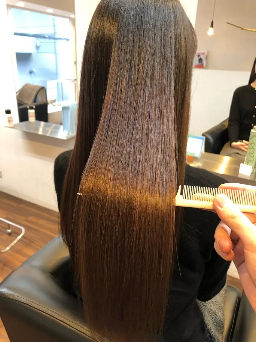 ロング 髪質改善 トリートメント 松田 光雄のヘアスタイル