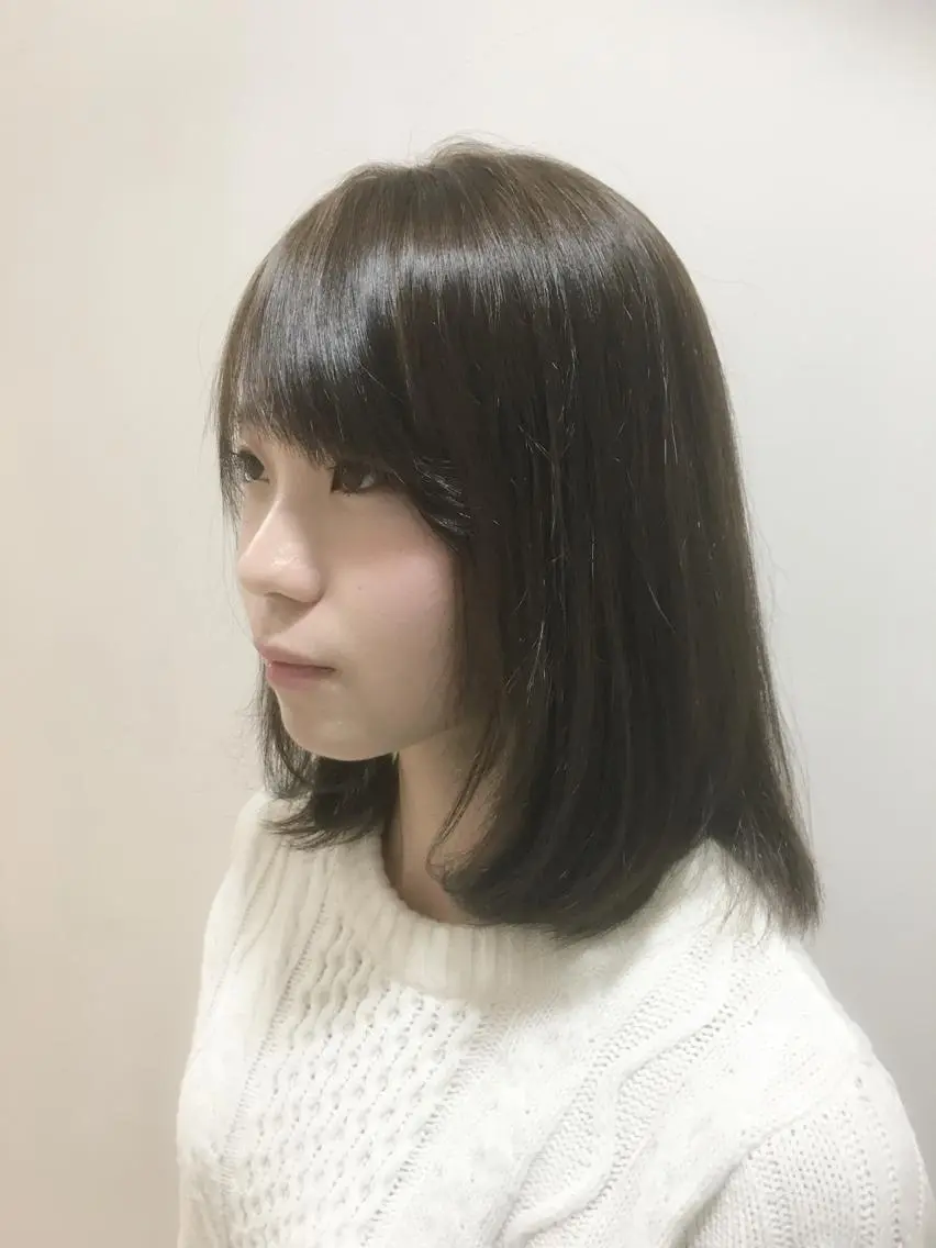 ショート ミディアム カラー アッシュ 永井 大希のヘアスタイル