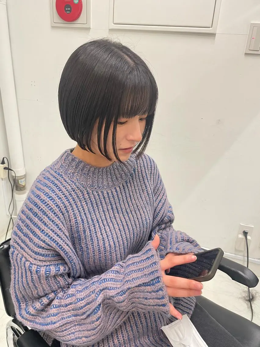 ショート カラー キッズ カット トリートメント ヘッドスパ ヘアセット オトナヘア🌸 harukaのヘアスタイル