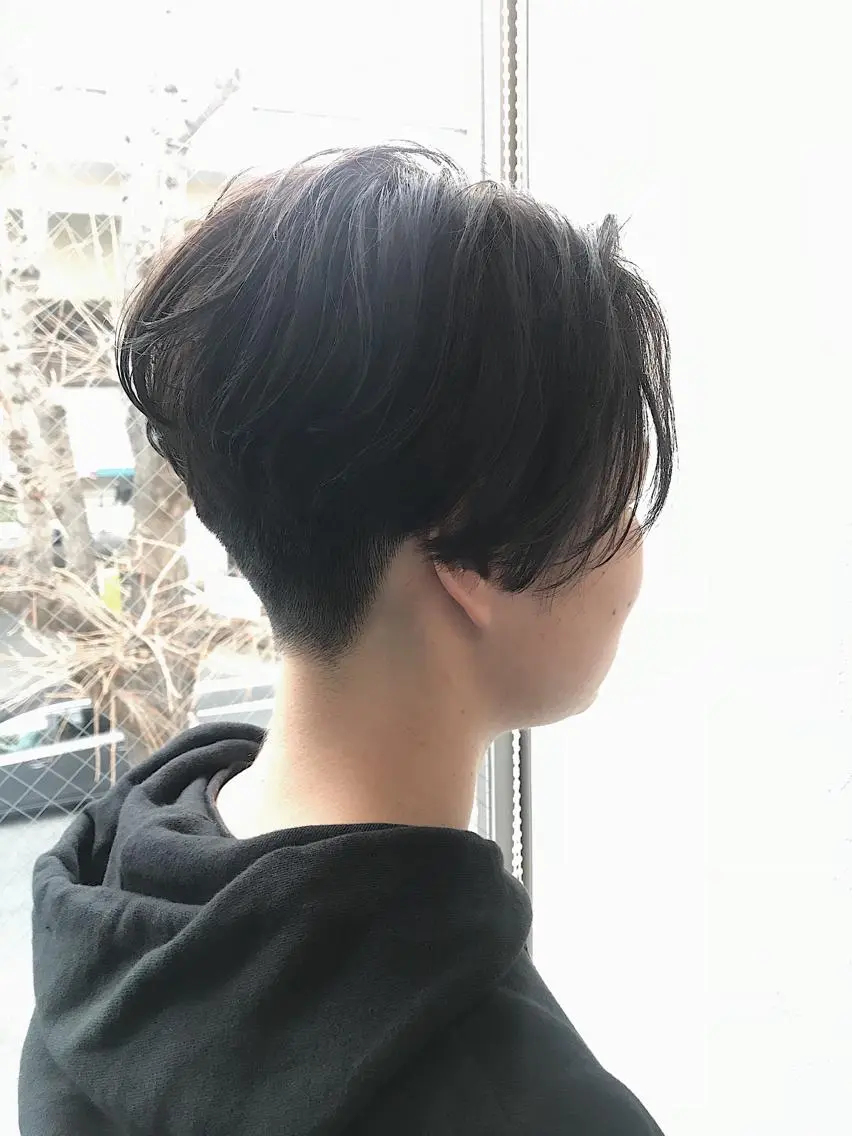 ショート カラー グレージュ カット ヘアカラー 柴田 祐輔のヘアスタイル