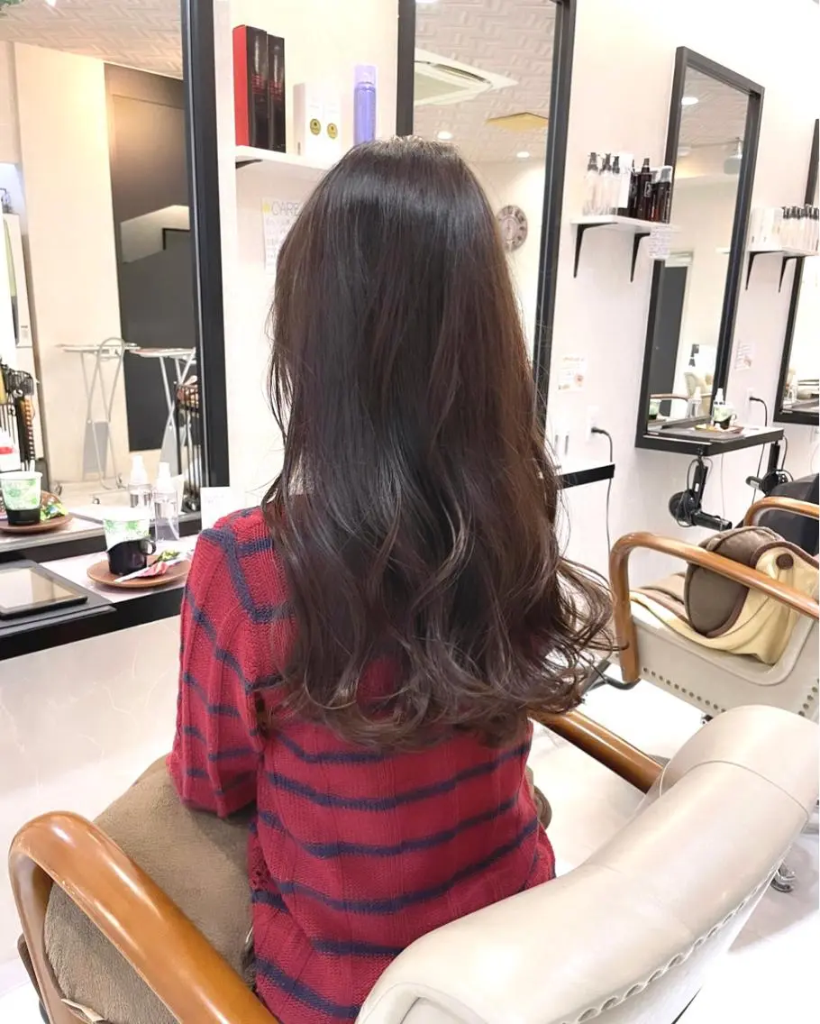 ロング カラー カット ヘアカラー トリートメント 本店店長☆ 前原海翔のヘアスタイル