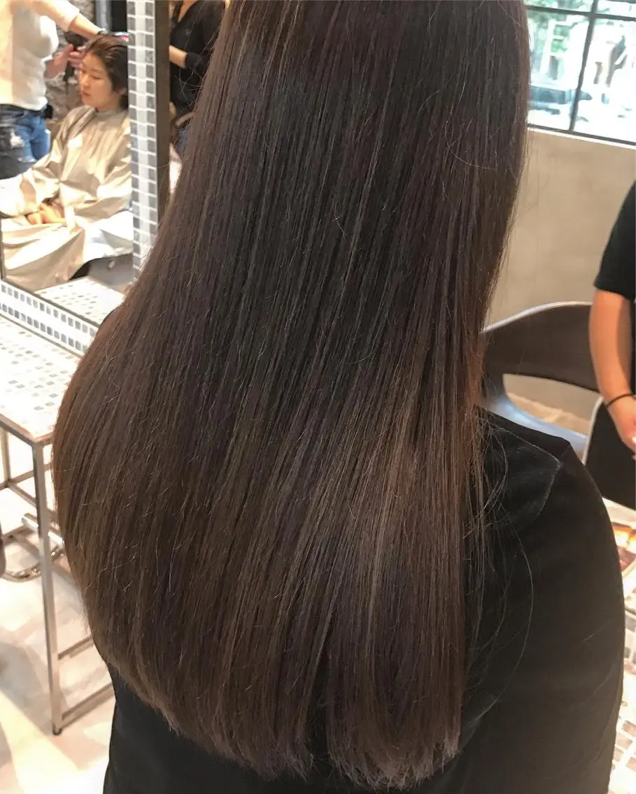 ロング カラー パーマ ハイライトカラー ハイライト 髪質改善 Daisukiのヘアスタイル