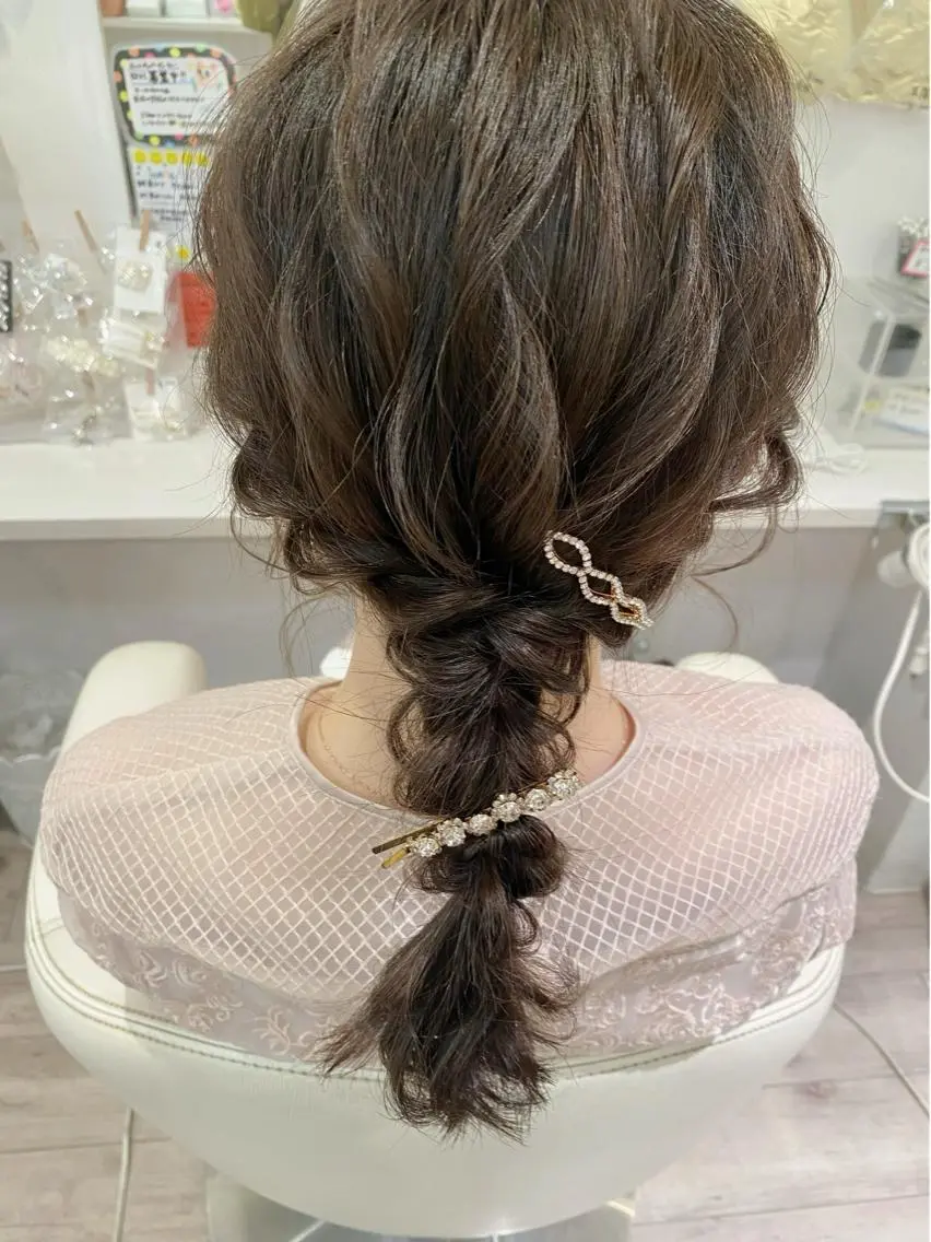 ロング ヘアアレンジ 大阪/ヘアアレンジ /似合わせset💐のヘアスタイル