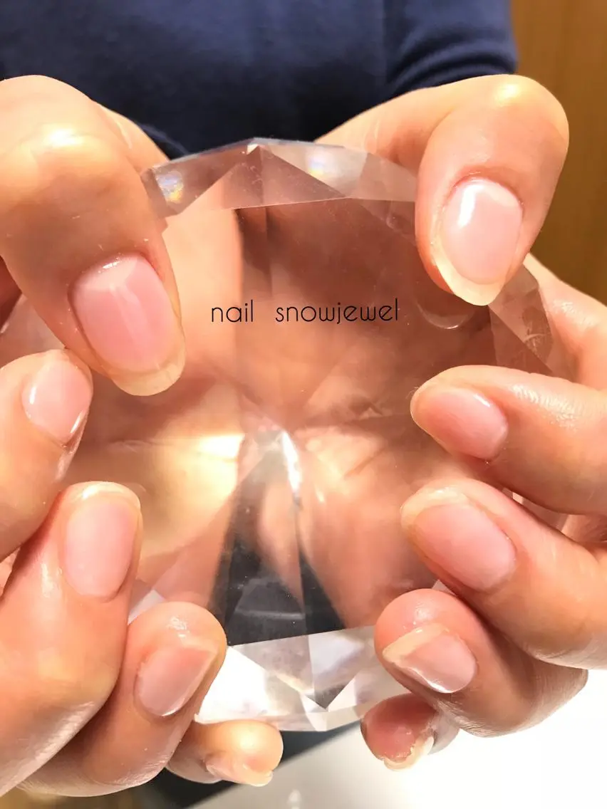 ネイル クリアネイル ジェルネイル nail snowjewelのネイルデザイン