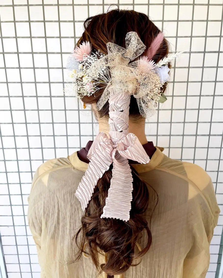 ロング ヘアアレンジ 🎀ヘアセット/艶髪 /はやしほのか🎀のヘアスタイル