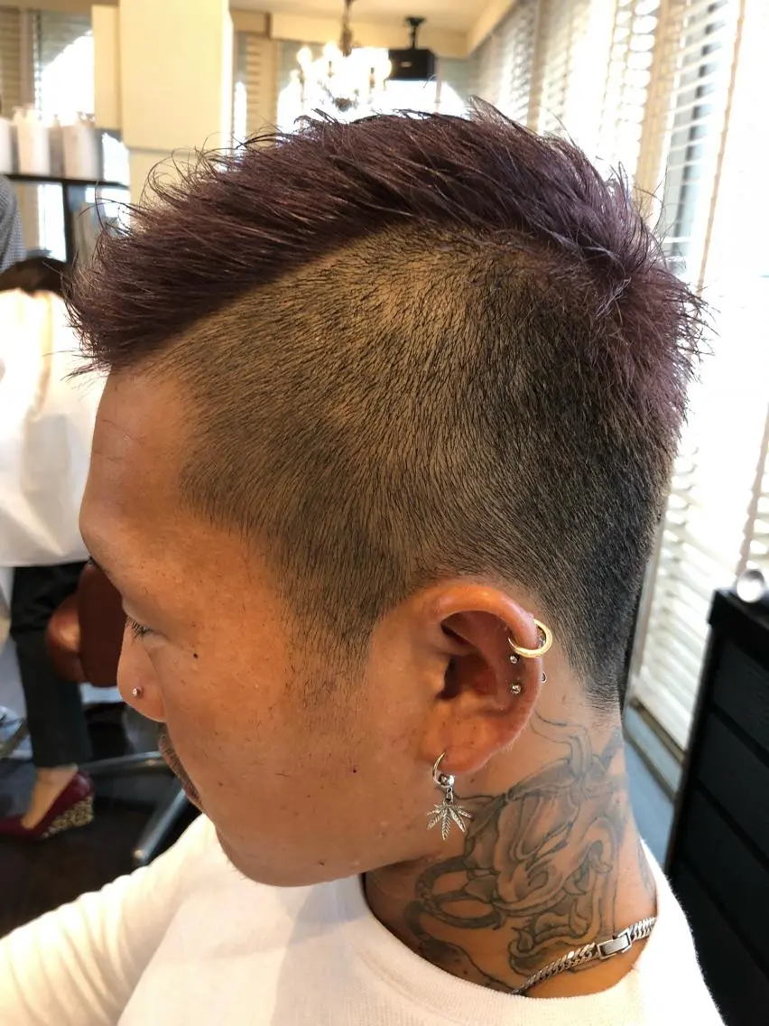 ショート カラー メンズ メンズブリーチ ブリーチ ショートヘア その他 代表 YUKI ☆のヘアスタイル