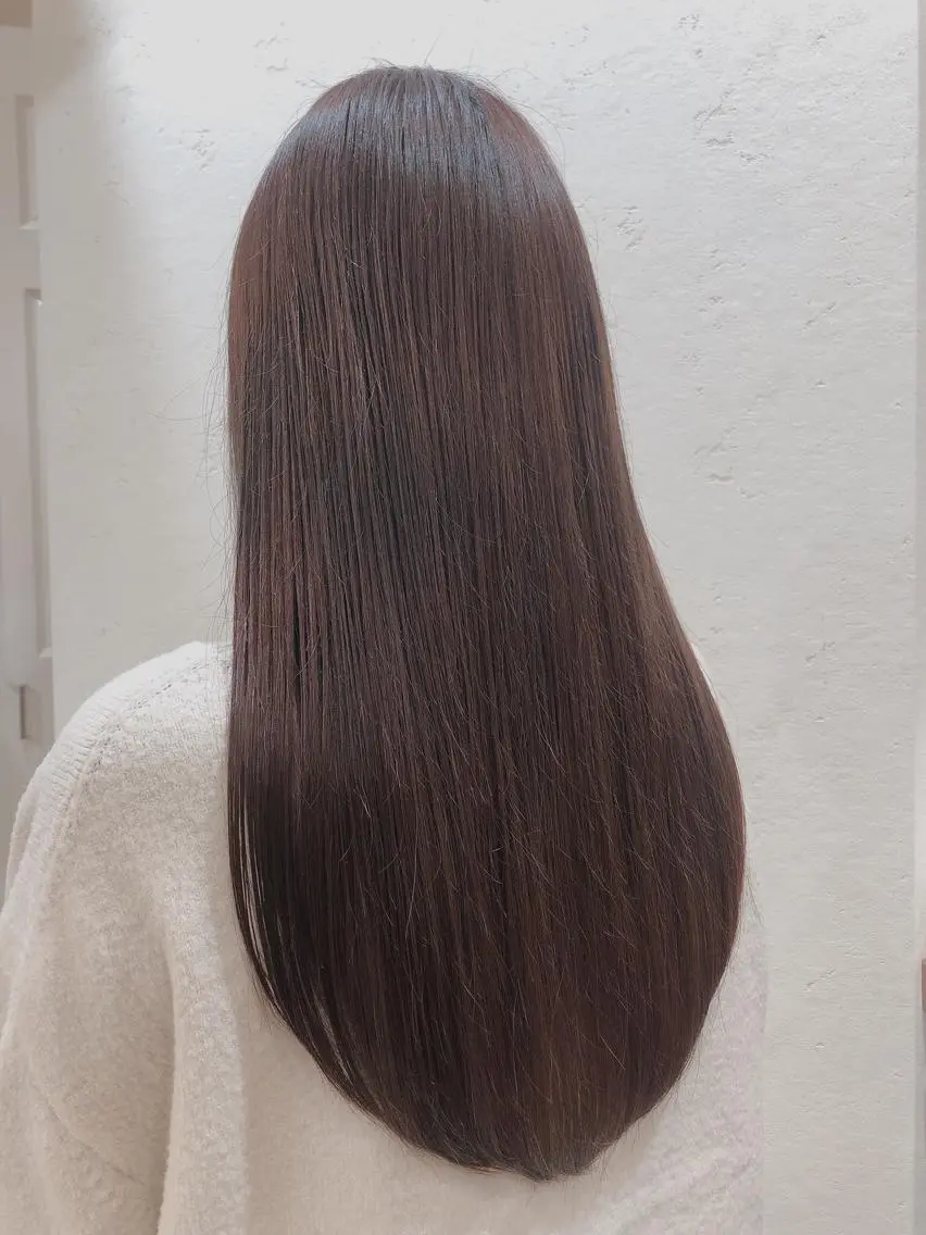 セミロング カラー パーマ ヘアアレンジ ネイル マツエク・マツパ ピンクカラー カラーマツエク ピンク Londideal 高橋ヒロシのヘアスタイル