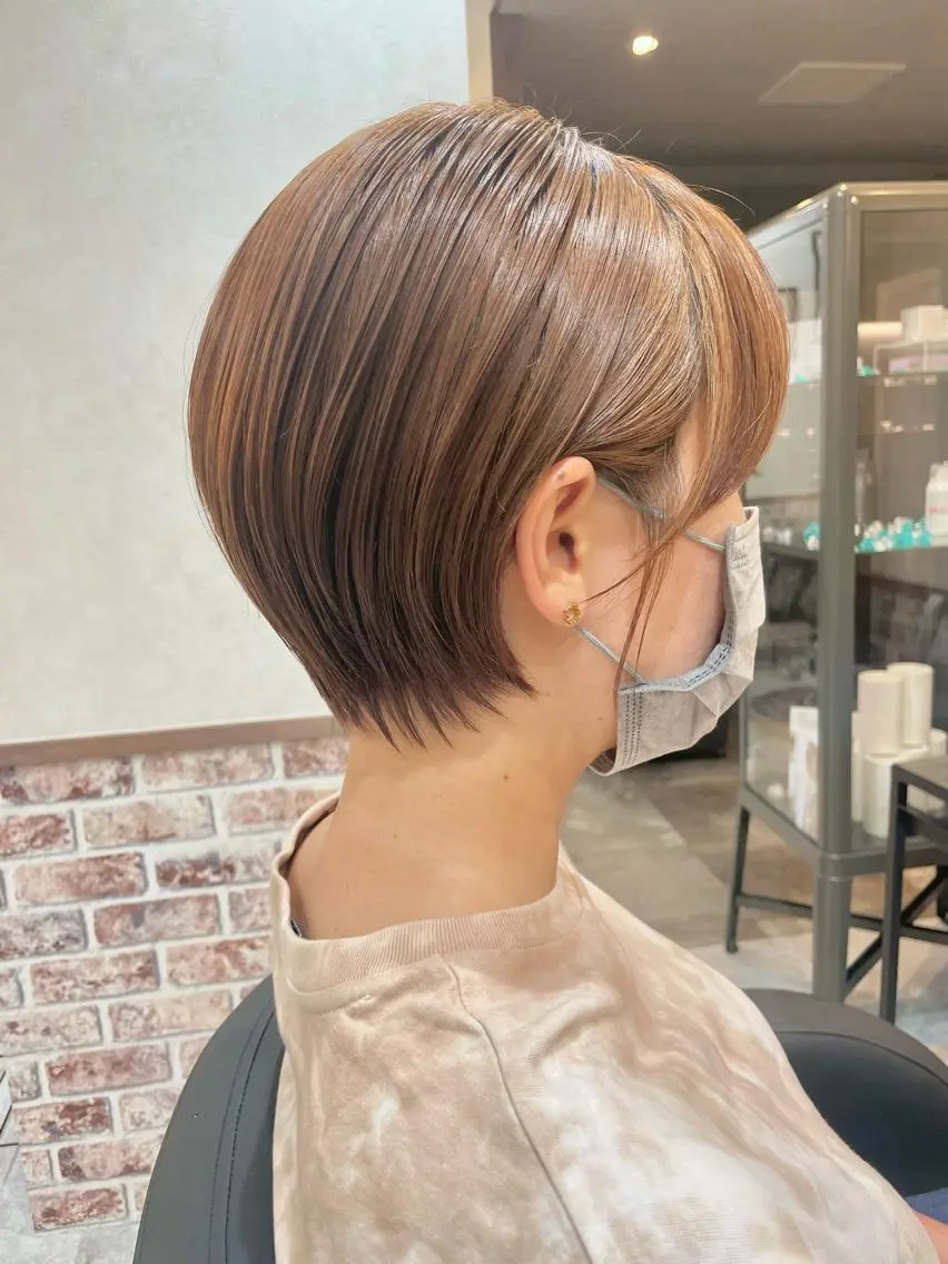 ショート カラー カット ヘアカラー トリートメント ヘアセット limit陽平 ショート/ボブのヘアスタイル