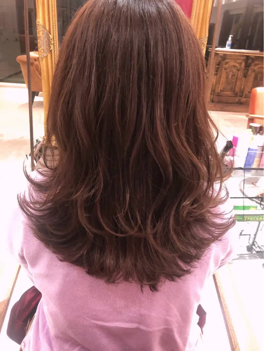 ミディアム カラー ご新規様限定 透明感カラーKANAのヘアスタイル