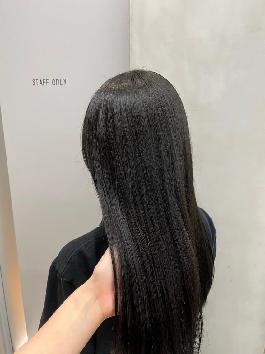 セミロング カット ヘアカラー トリートメント 縮毛矯正ボブ&顔まわ レイヤー♡TOMOEのヘアスタイル