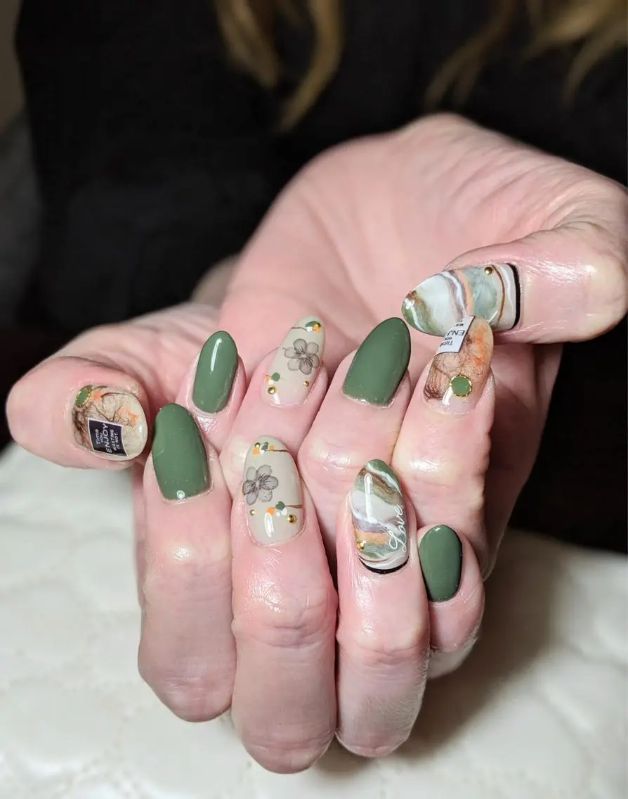 ロング カラー ネイル Eve nailのネイルデザイン
