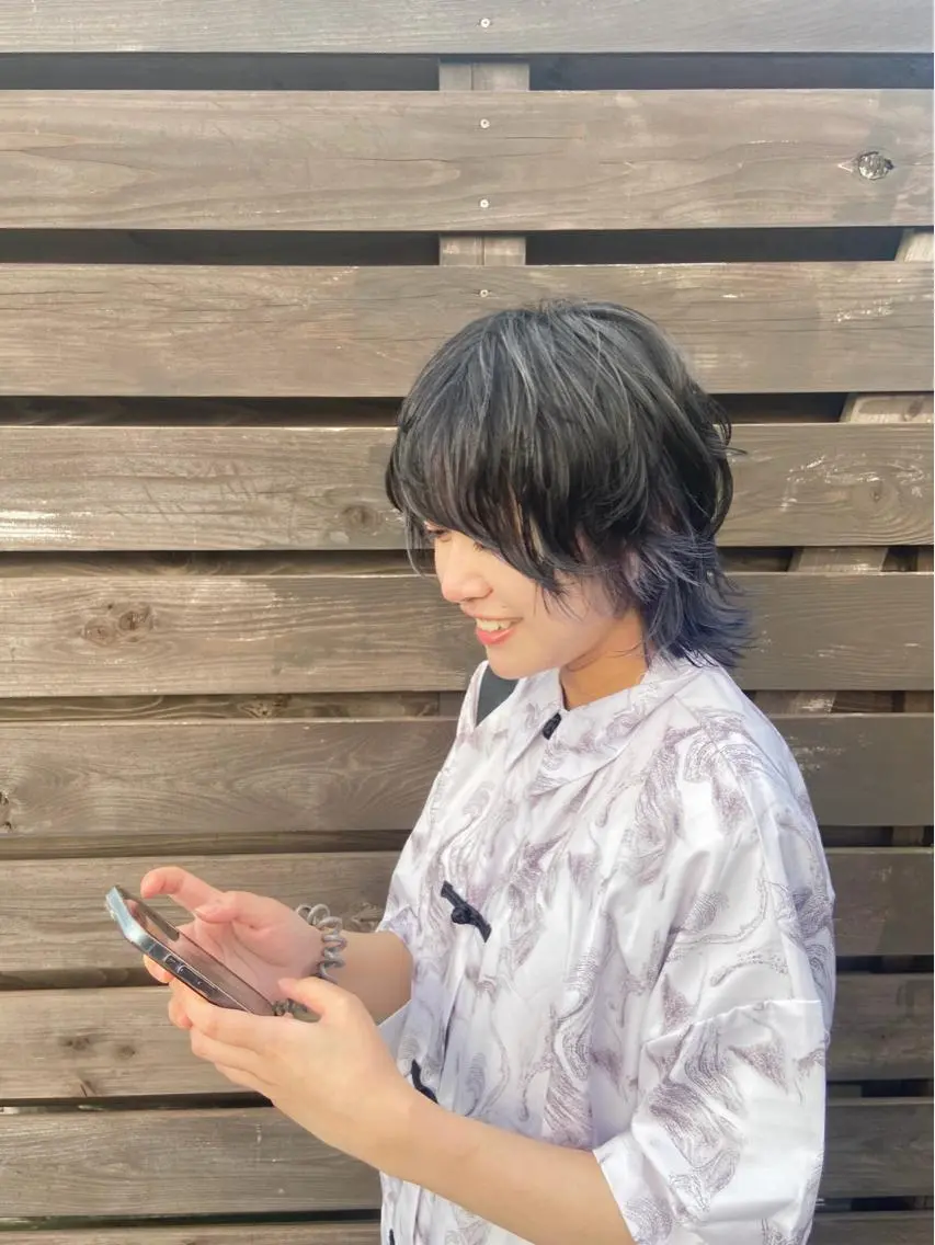 ミディアム カラー 優子/ 似合わせカットカラーのヘアスタイル