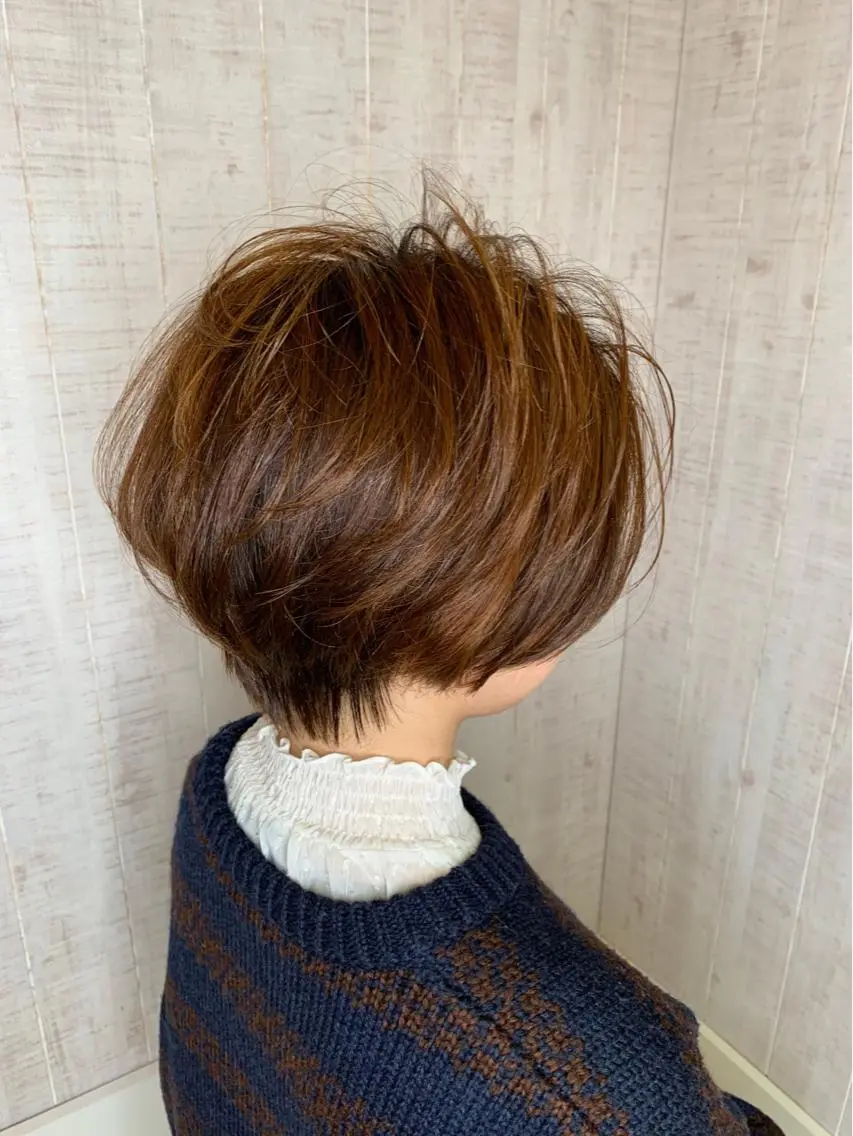 ショート パーマ ショートヘア 松本 将太のヘアスタイル