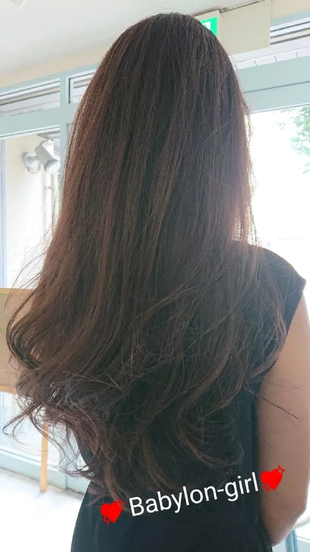 ロング カラー 畑中秀平💛艶髪💜 Babylon 代表のヘアスタイル