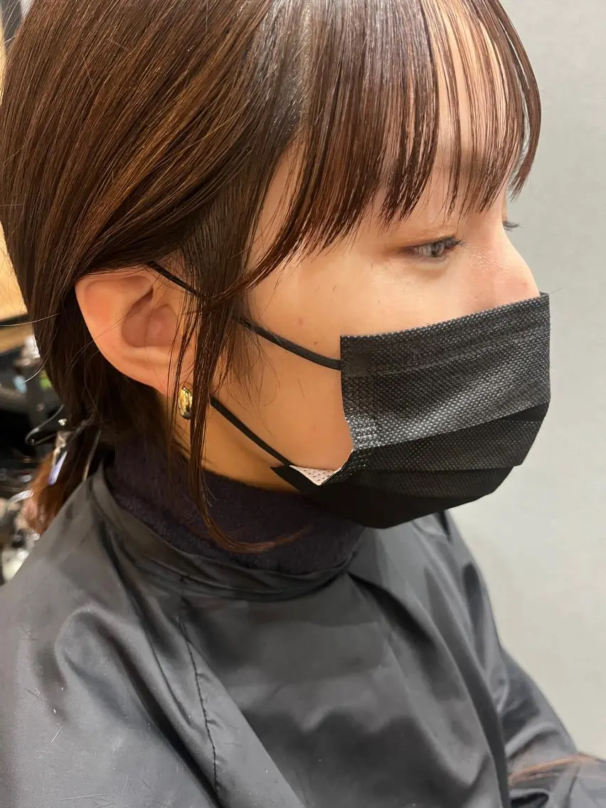 セミロング カラー パーマ ヘアアレンジ メンズ キッズ ネイル マツエク・マツパ アイブロウ メンズブリーチ メンズハイライト メンズインナーカラー メンズ韓国風 ブリーチ 久木原 ゆりのヘアスタイル