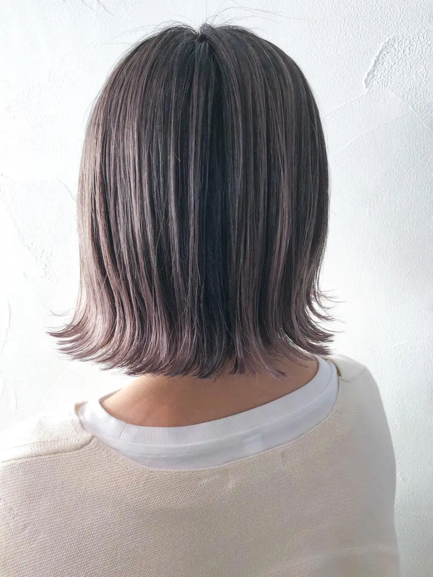 ショート カラー パーマ ヘアアレンジ ベージュカラー ミルクティーベージュ ボブ ITbyALBUM 浦和店のヘアスタイル