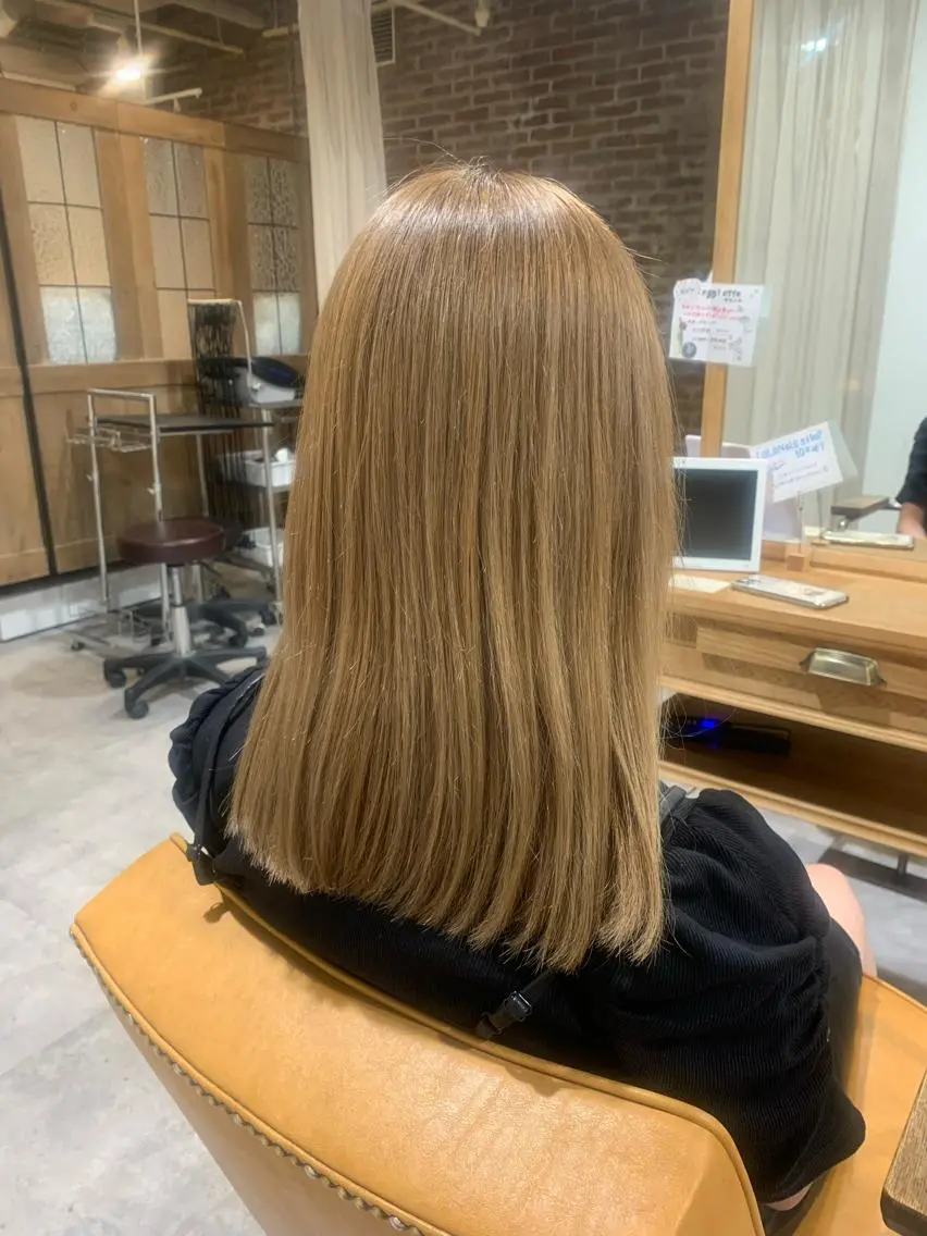 ミディアム ピンクカラー/ mana🎀のヘアスタイル