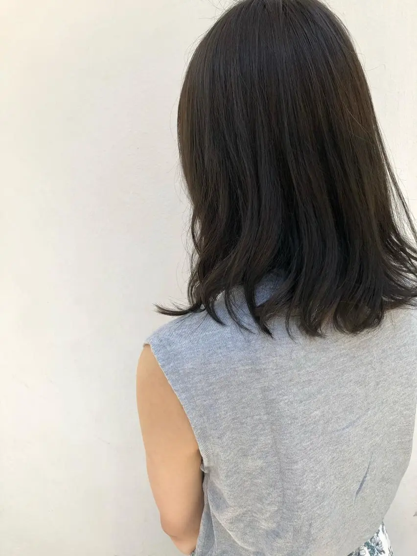 ミディアム カラー 髪質改善/艶髪 やまなかのヘアスタイル