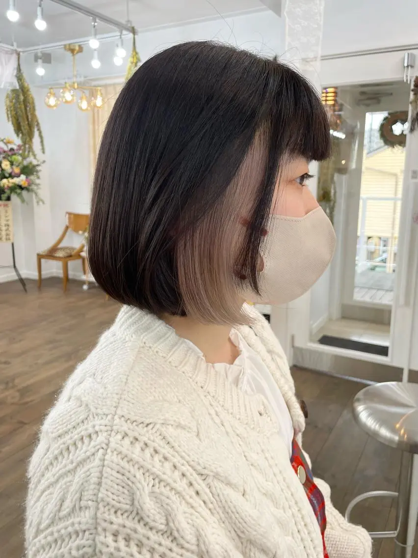 ミディアム カラー YURAGI🪴 FUTABAのヘアスタイル