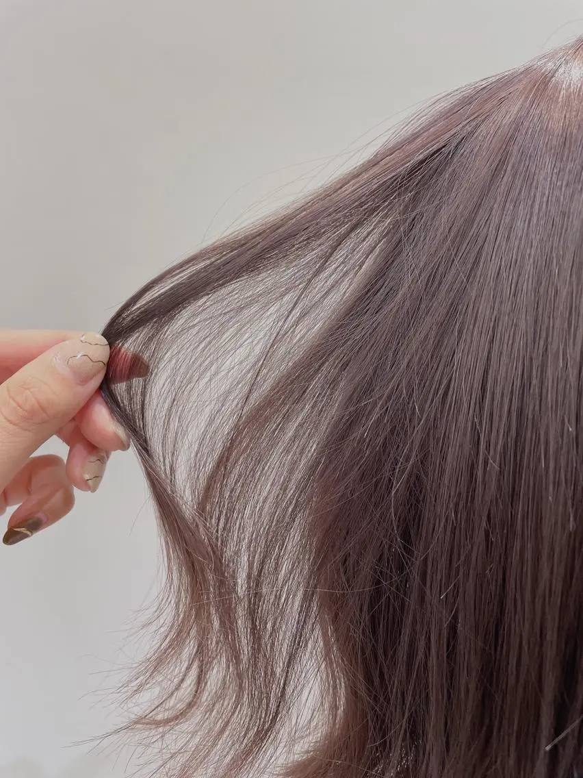 ミディアム カラー ブリーチ グレージュ カット ヘアカラー トリートメント 🦖鶴岡 香純🦖のヘアスタイル