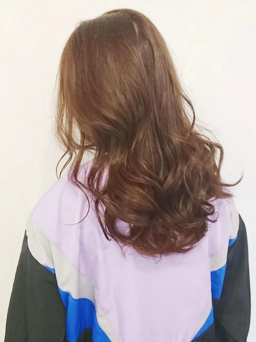 ロング カット ヘアカラー トリートメント セシルヘアー masayoのヘアスタイル