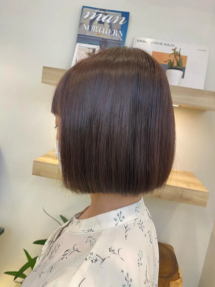 ショート コテ巻き風パーマ✨ かつみのヘアスタイル