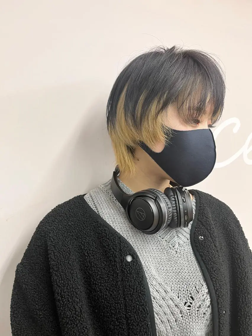 ショート カラー ウルフカット 【美髪を叶える】中谷 彰宏(アキ)のヘアスタイル