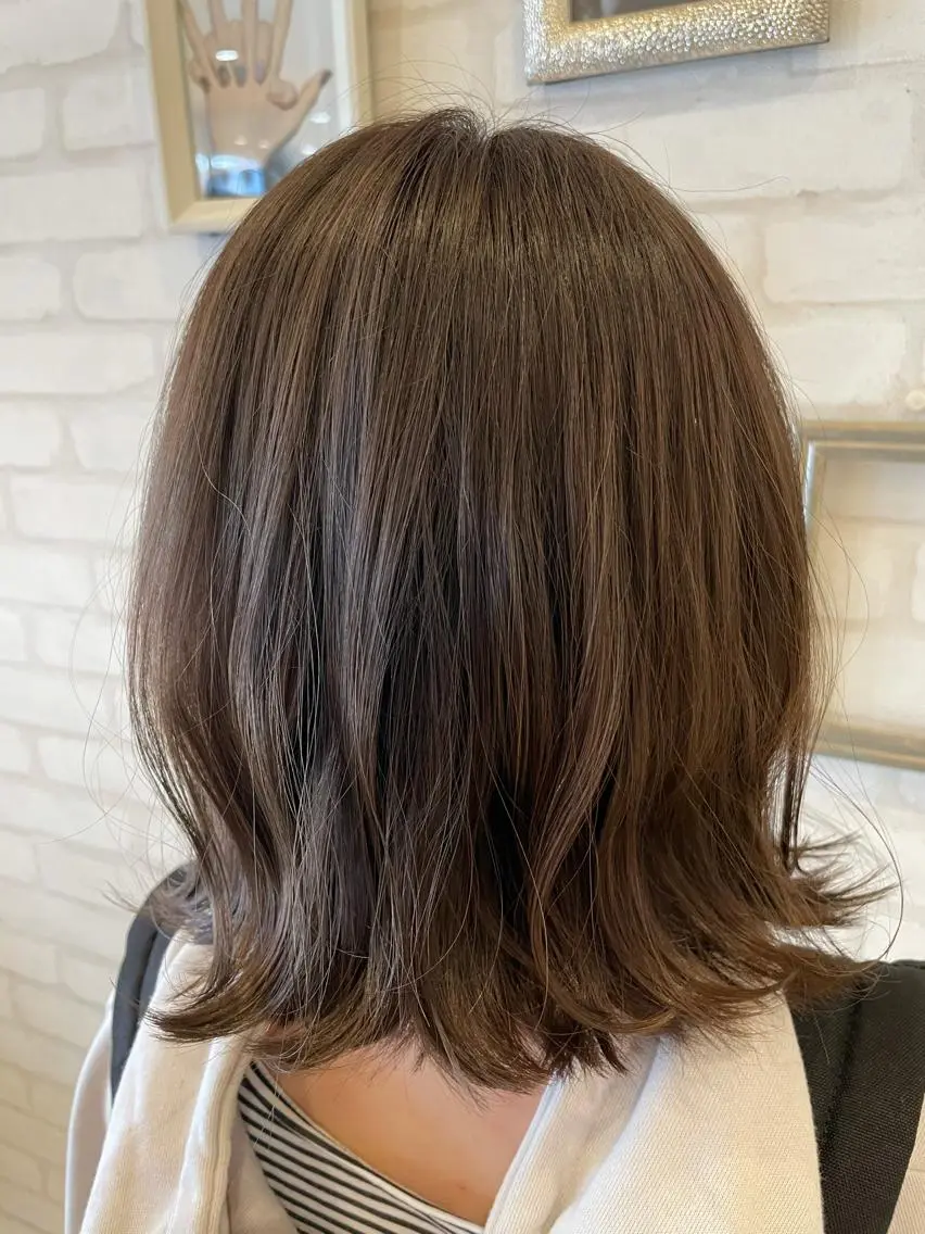 ミディアム 【髪質改善】 夏目結以のヘアスタイル