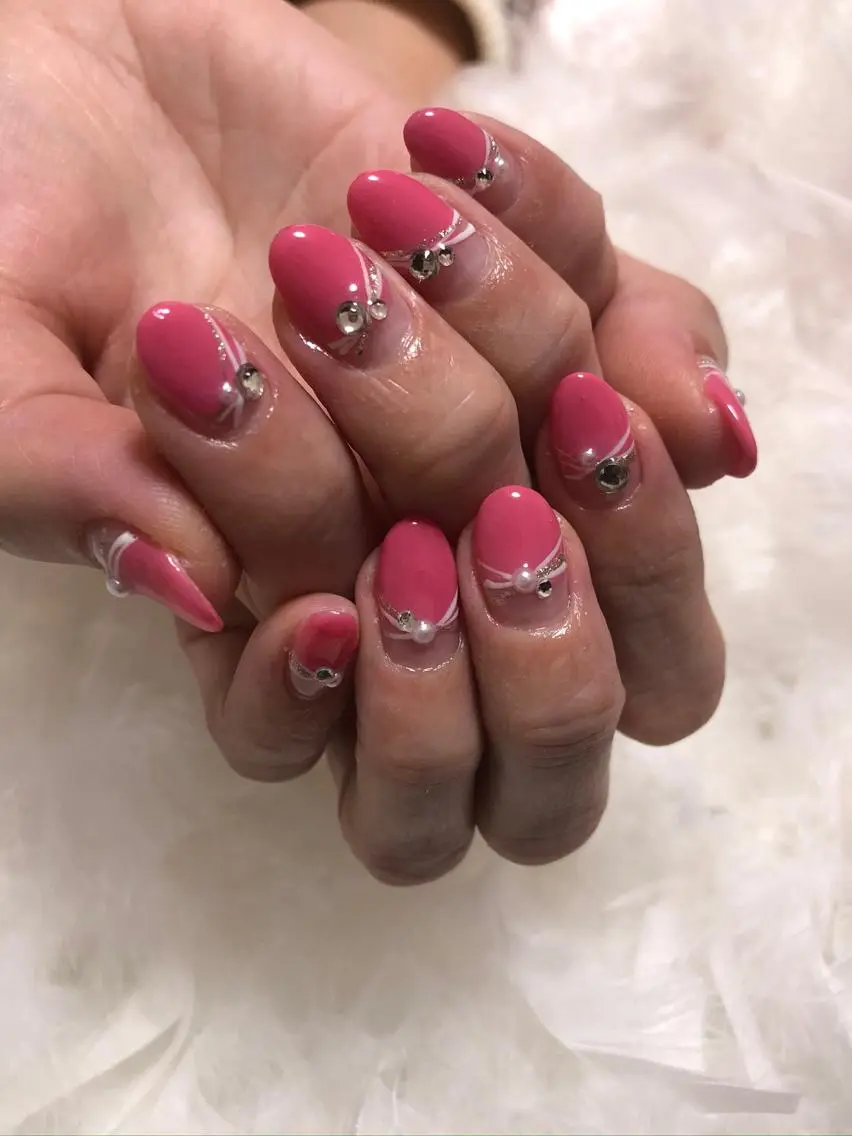 ネイル アートネイル ジェルネイル 持ち込み ハンドネイル YOUTH natsumiのネイルデザイン