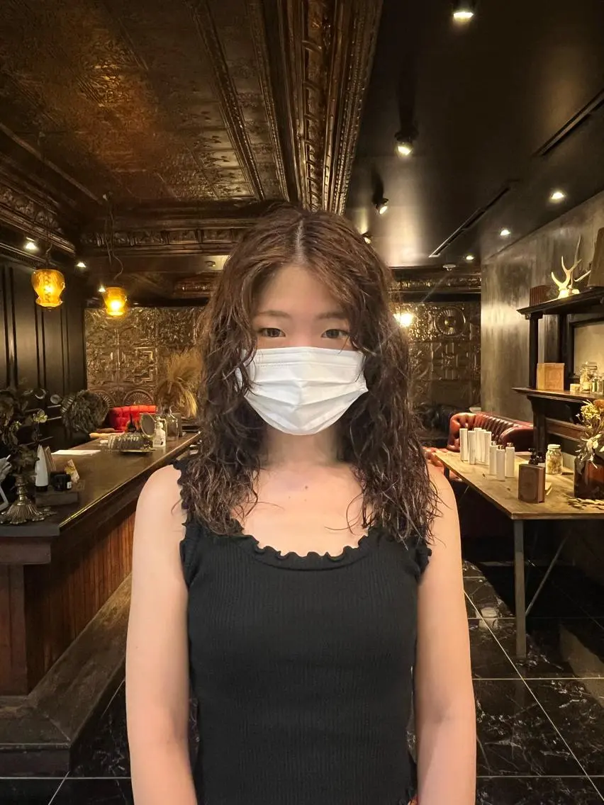 ロング パーマ 🫧透明感カラー🫧 SHINSEIのヘアスタイル