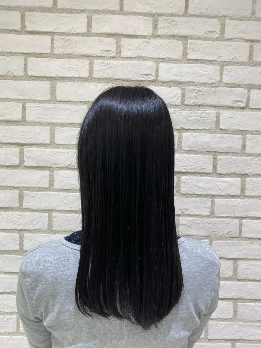 ロング モデル募集中 松原京のヘアスタイル