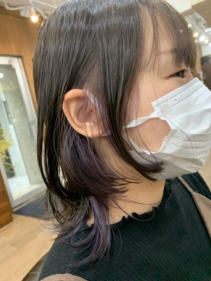ミディアム カラー チバ ヒロトのヘアスタイル